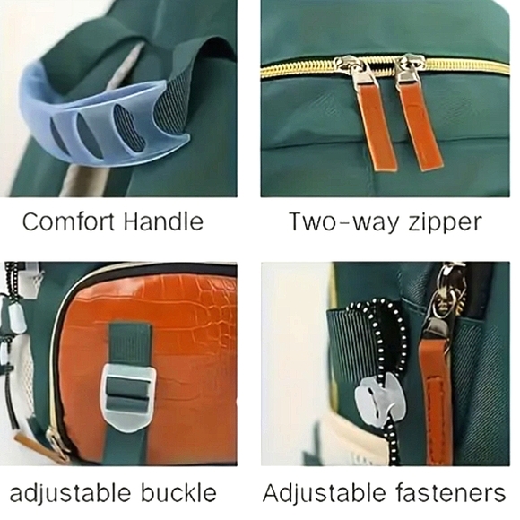 High School Backpack With Shoe Compartment Laptop Bag School Gym Bag Tote - Picture 14 of 14